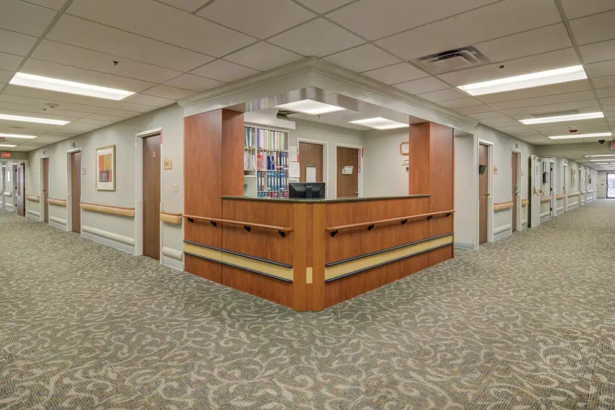 The nurses station at Riverview